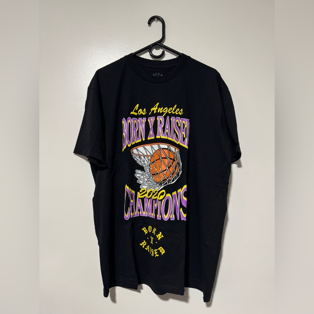 Born x Raised Lakers 2020 Champions T Shirt